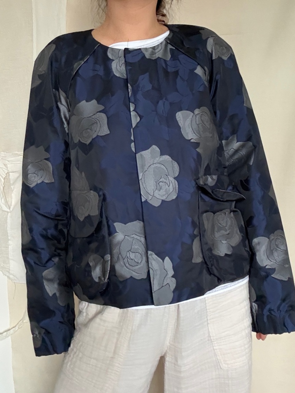 Vera wang floral jacket